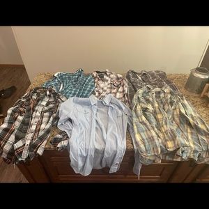 Mens BKE and Buckle Black lot! Medium and large